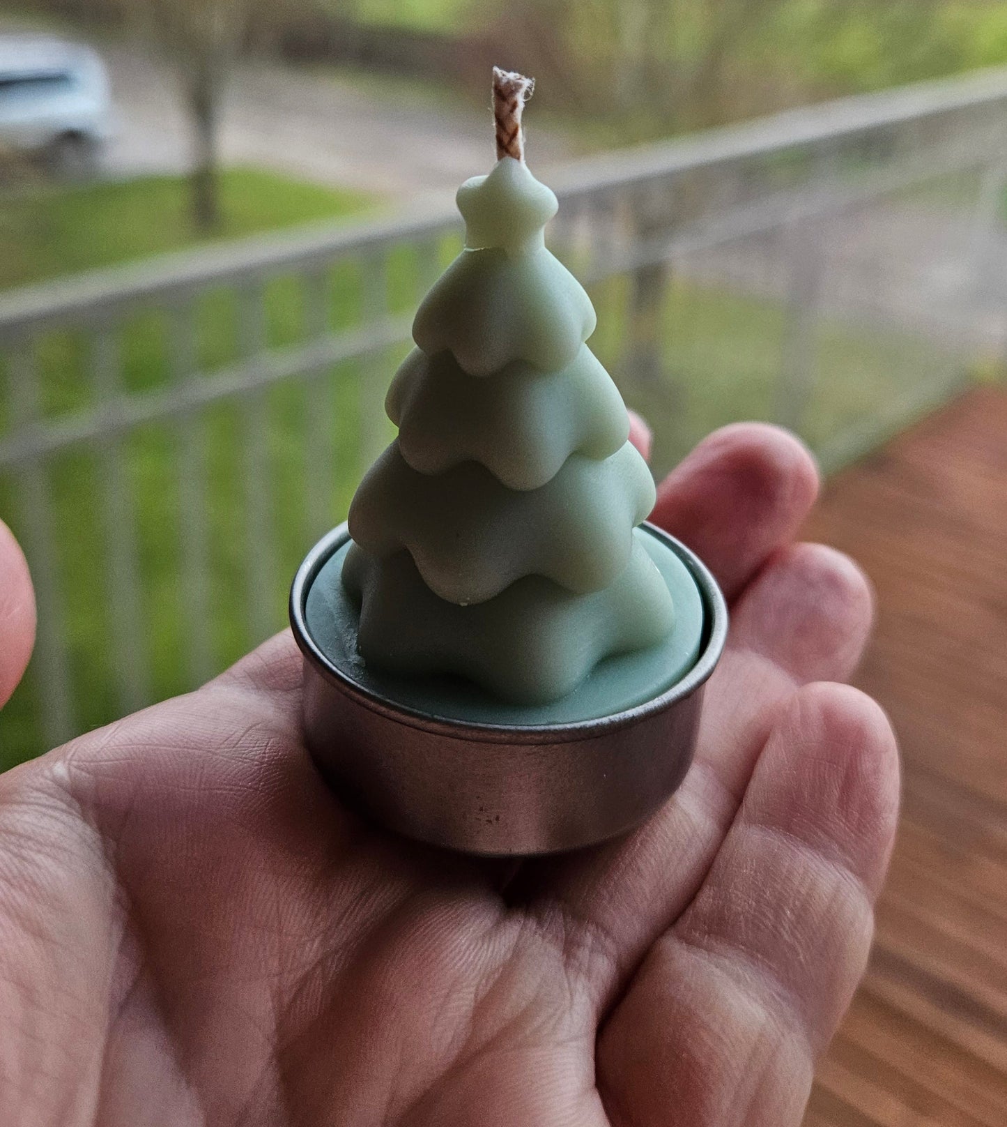 Mini svece "Eglīte"